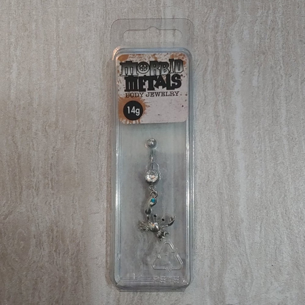 NWT 14G Never used, cancer belly button ring